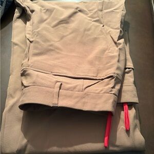 Prada Tan Trousers with Pink Details